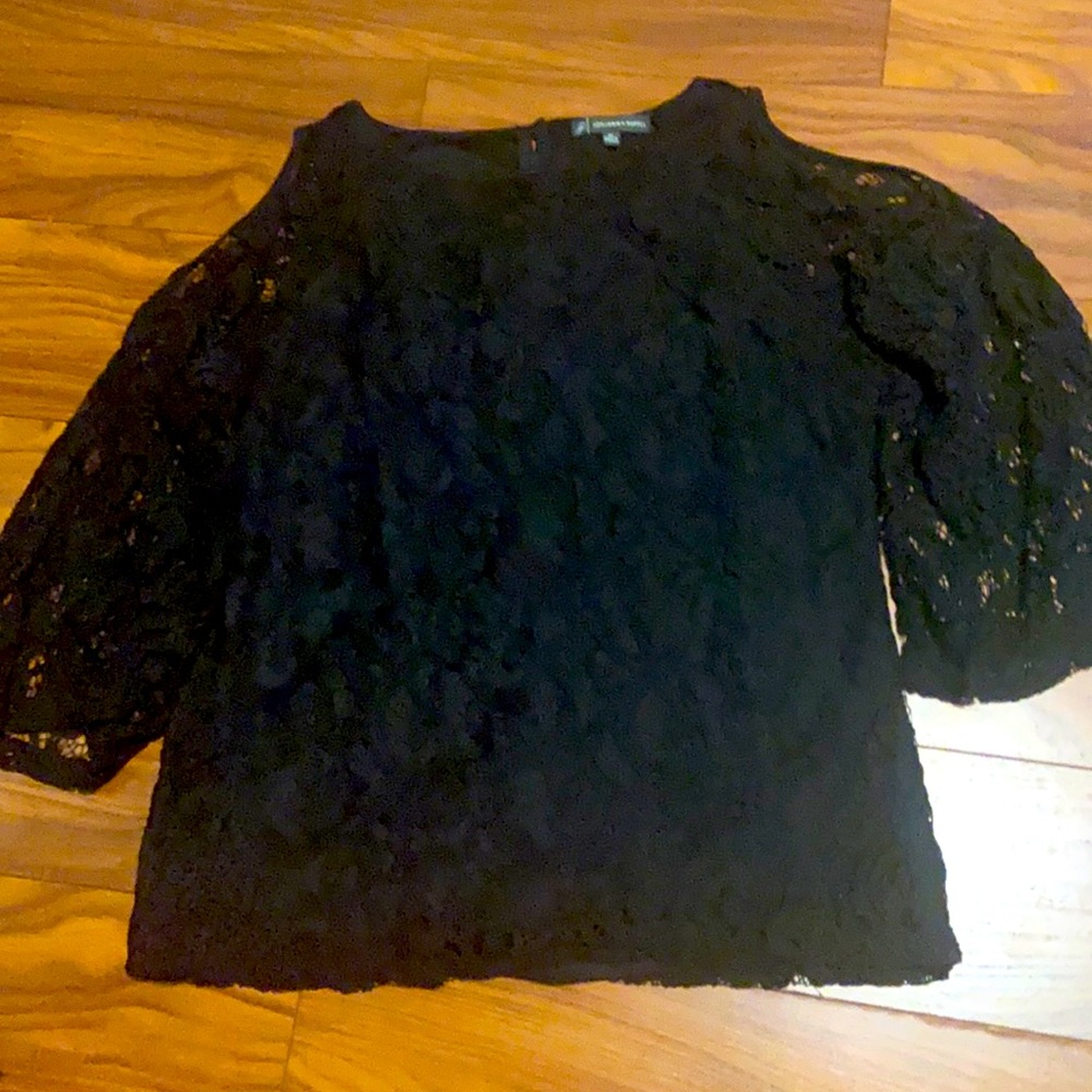 Cold shoulder- bell sleeve top